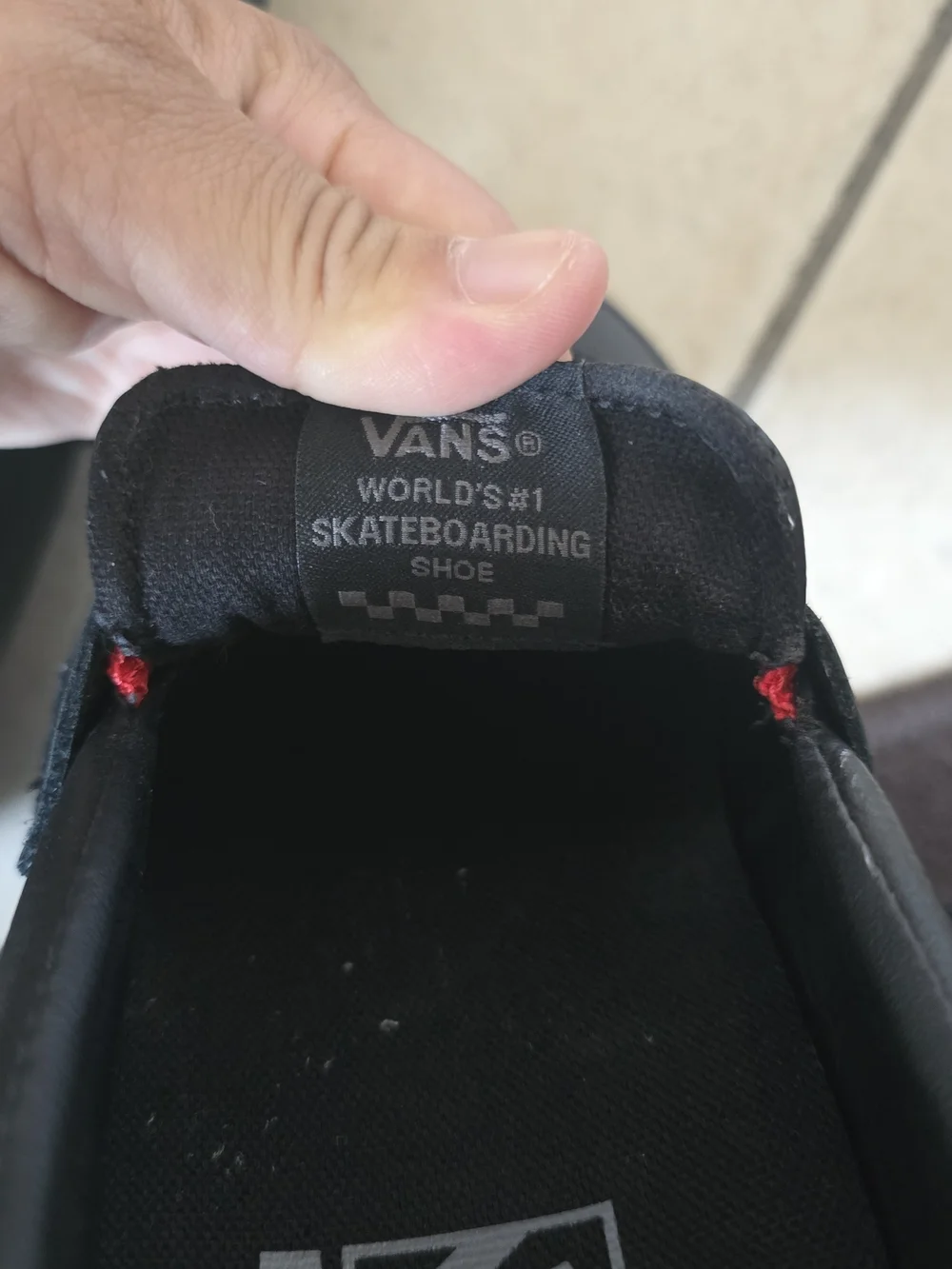 Vans Black Men's Slip-On Loafers
